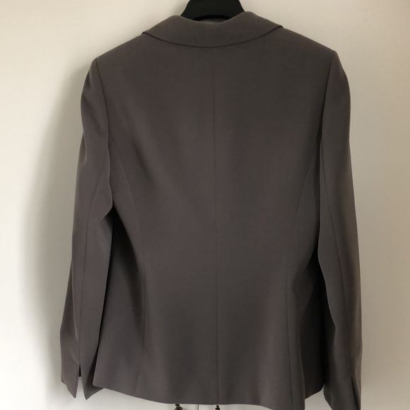 Kasper gray lined career blazer size 10 - Picture 3 of 5